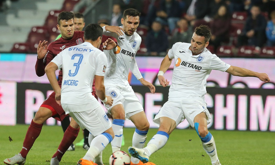 FOTBAL: CFR 1907 CLUJ – CSU 1948 CRAIOVA, LIGA 1 BETANO (1.10.