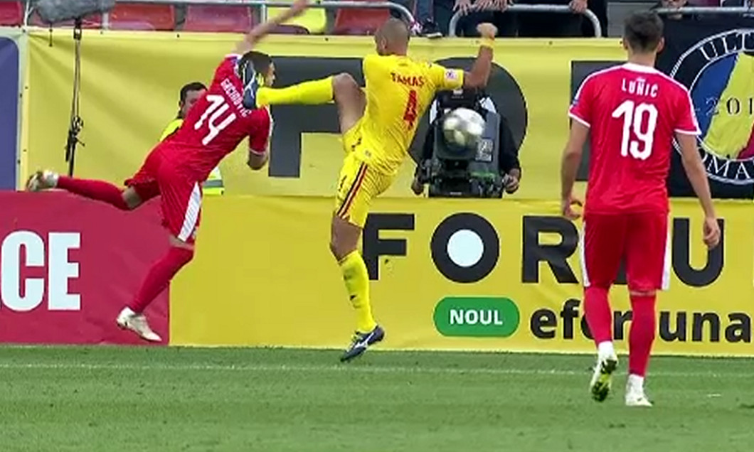 Tamaș a comis penalty