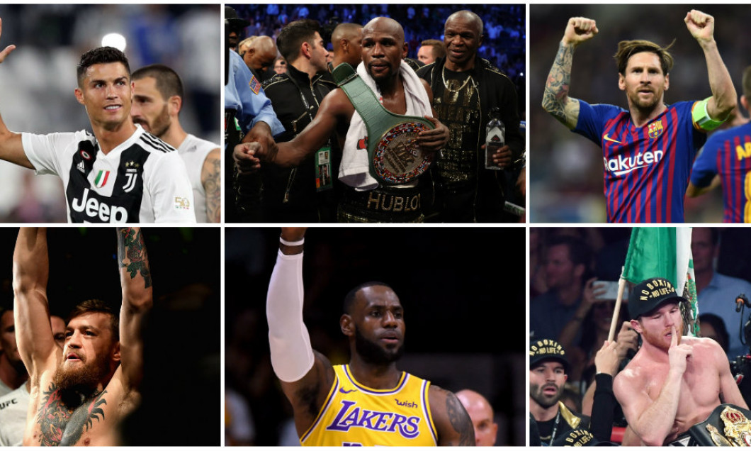 Până acum, Mayweather deținea recordul, fiind cel mai bine plătit sportiv al planetei