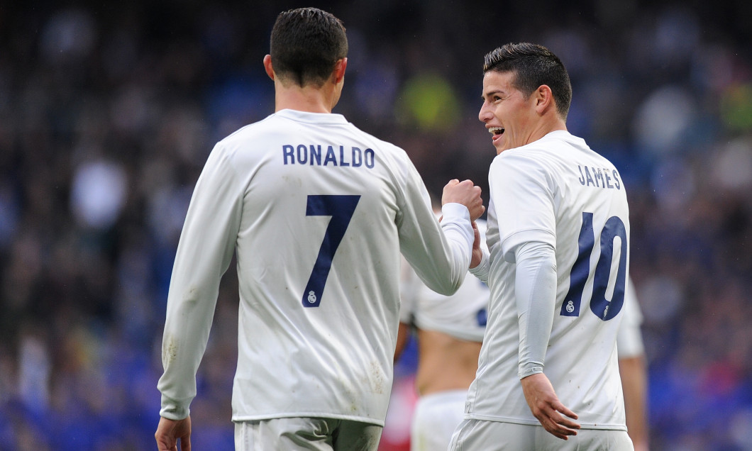 Cristiano Ronaldo și James Rodriguez au fost colegi la Real Madrid între 2014 și 2017