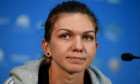 Simona Halep, în cadrul unei conferințe de presă