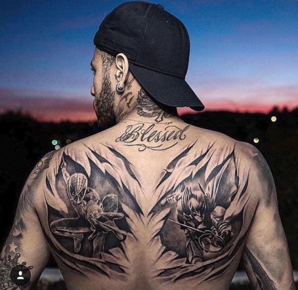neymar tatuaje
