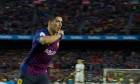 Luis Suarez se bucură după un gol în El Clasico