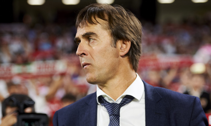 Lopetegui antrenează Real Madrid din luna iulie, când a părăsit naționala Spaniei chiar în timpul Cupei Mondiale din Rusia.