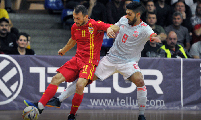 Romania futsal amical cu Spania