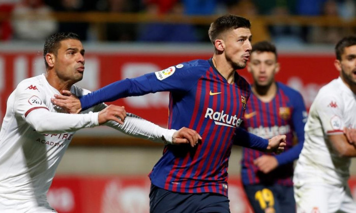 Lenglet la faza golului Barcelonei