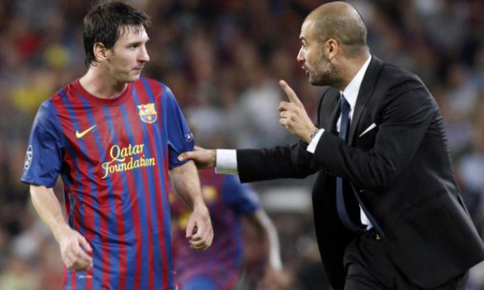 Lionel Messi Pep Guardiola