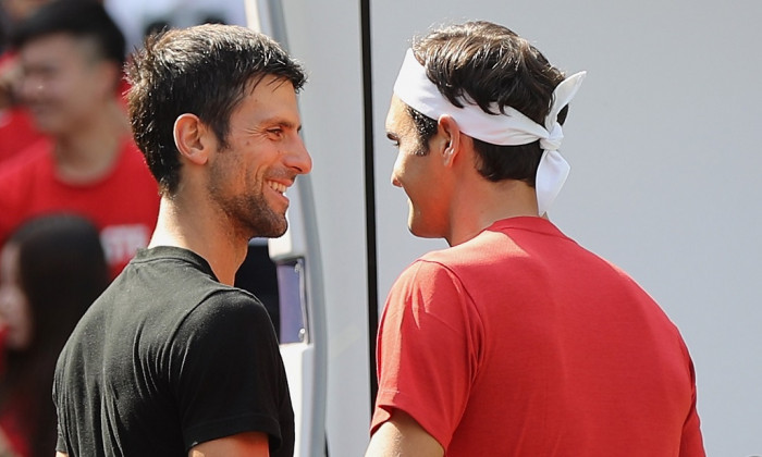 Novak Djokovic Roger Federer Paris