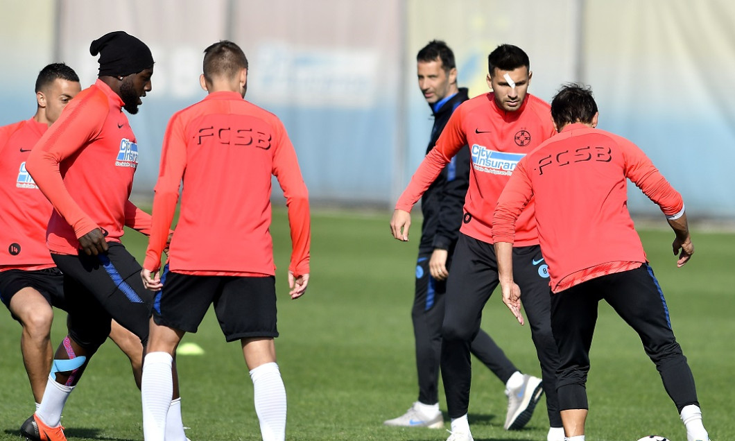 FOTBAL:ANTRENAMENT FCSB INAINTEA MECIULUI CU DINAMO (10.11.2018)