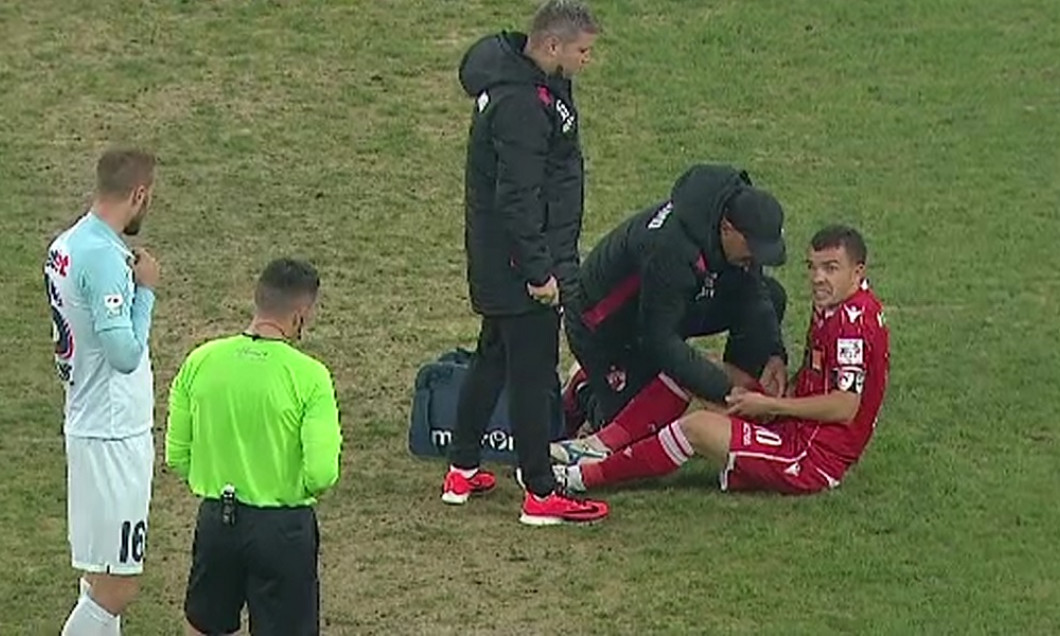 Dan Nistor, accidentare Dinamo