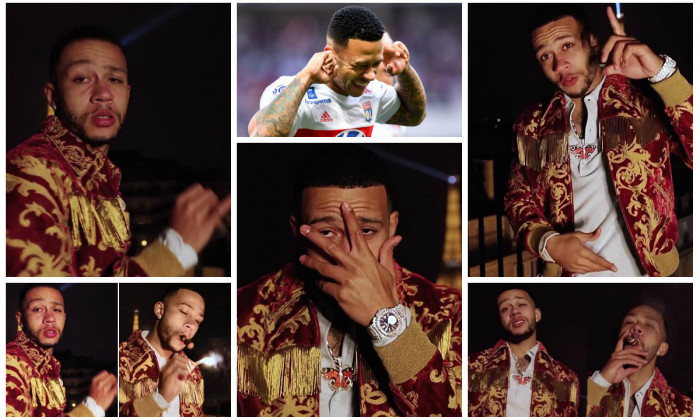 memphis depay fumeaza instagram