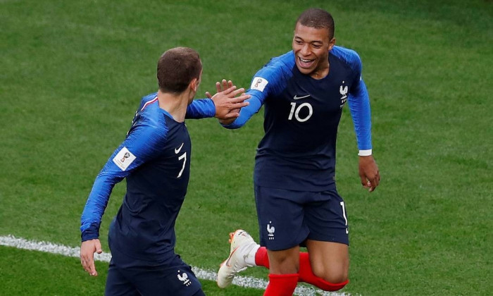 Griezmann si Mbappe