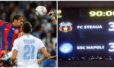 Steaua - Napoli FOTO Gafa UEFA Champions League bun re