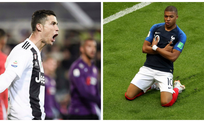 collage ronaldo mbappe