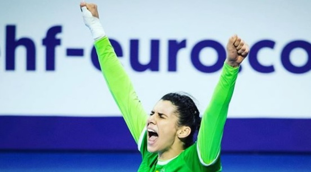 Denisa Dedu, exultă de bucurie după victoria României cu Spania, de la Euro 2018