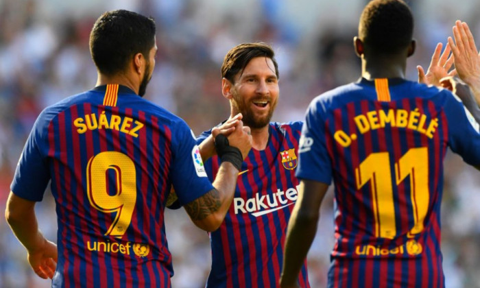 Suarez Messi si Dembele