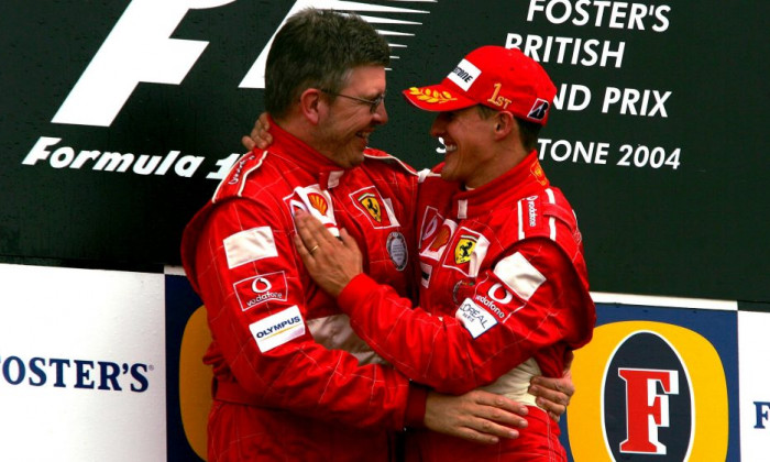 Ross Brawn michael schumacher