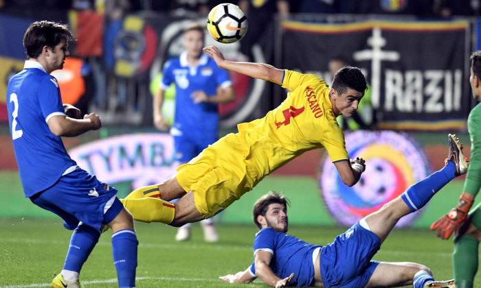 Alexandru Pașcanu, fotbalist de bază la naționala de tineret