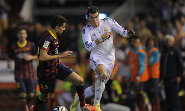 garteh bale marc bartra real madrid fc barcelona 2014