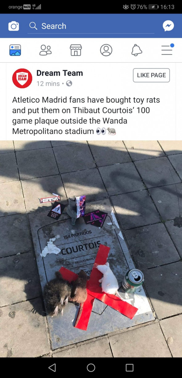 Fani Atletico vandalism