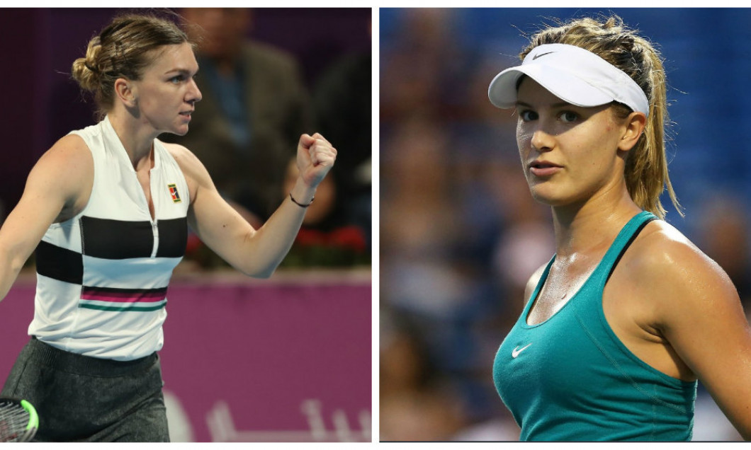 Simona Halep Eugenie Bouchard