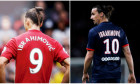 Zlatan Man United-PSG