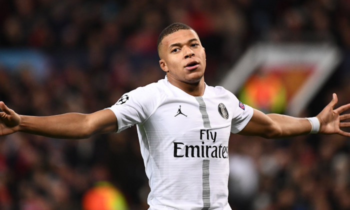 Kylian Mbappe celebrare gol