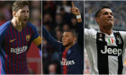 messi ronaldo mbappe