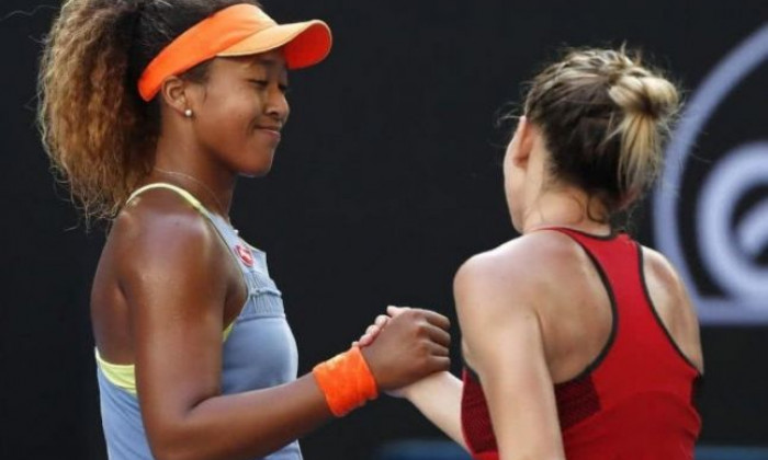 naomi osaka, simona halep