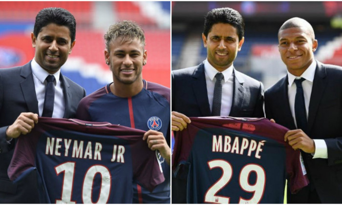 al khelaifi neymar mbappe