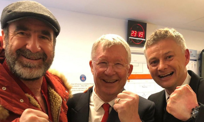 Cantona, Sir Alex Ferguson, Ole Gunnar Solskjaer