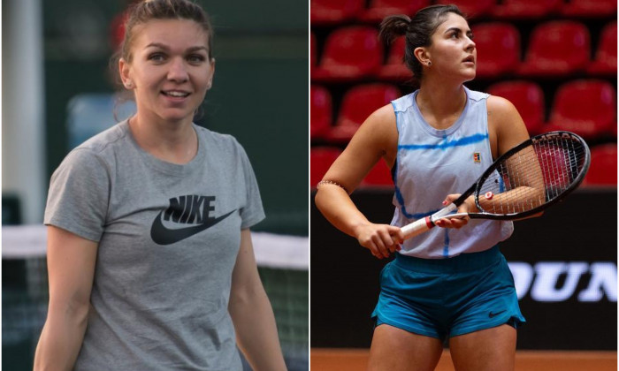 simona halep bianca andreescu