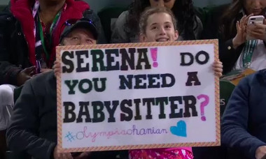 Serena Williams bona suporter Indian Wells