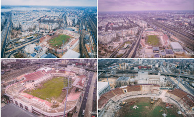 Stadion Giulesti demolare poze din drona