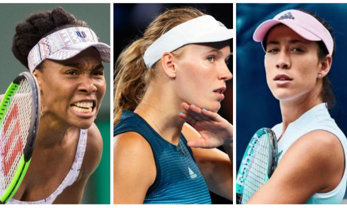 venus williams, wozniacki, muguruza