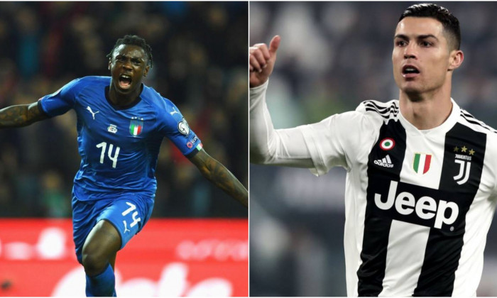 moise kean cristiano ronaldo