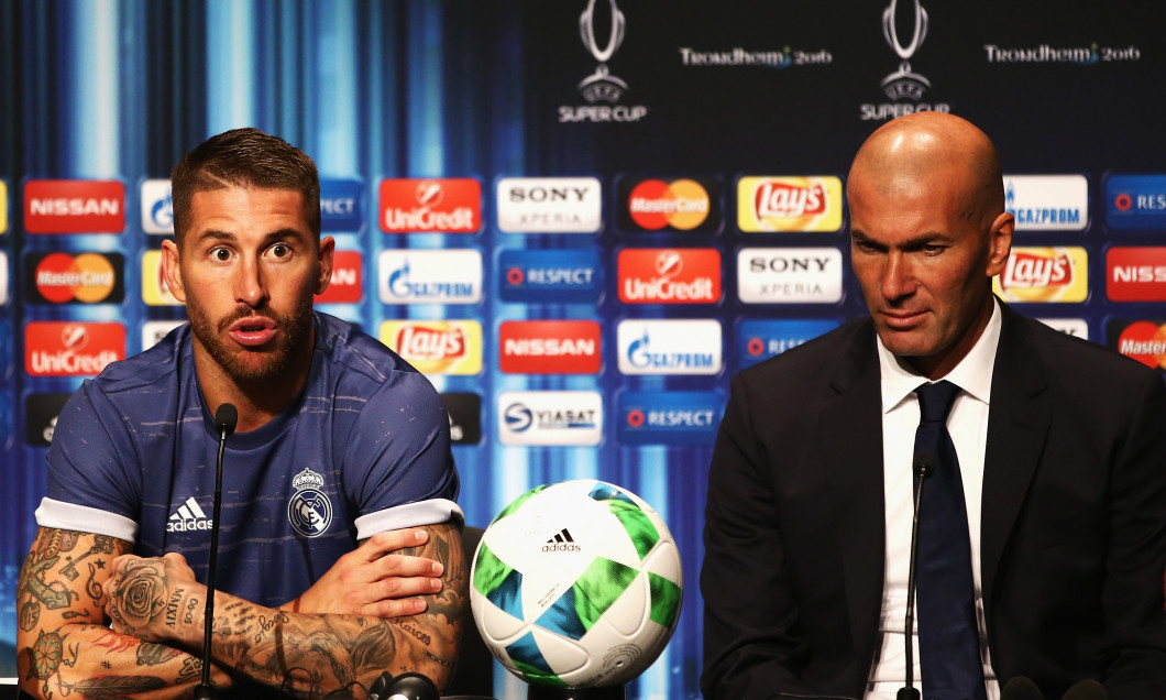 Zinedine Zidane și Sergio Ramos
