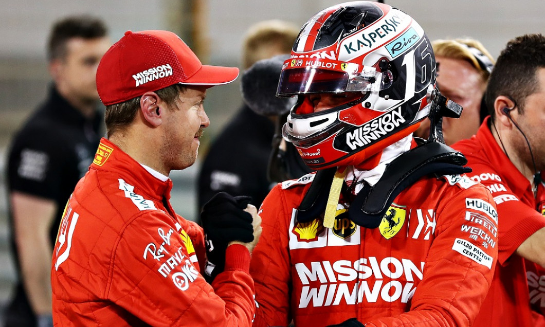 Charles Leclerc Sebastian Vettel