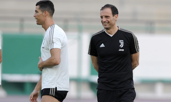 Cristiano Ronaldo și Massimiliano Allegri