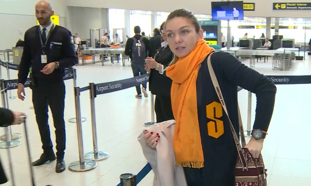 Captura Halep plecare