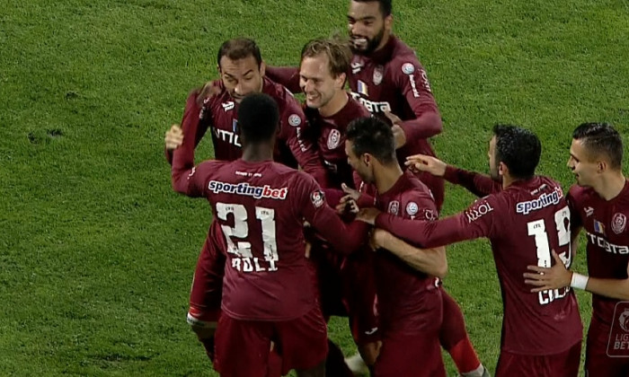 cfr cluj gol bucurie