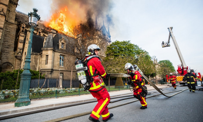 Fire Breaks Out At Iconic Notre-Dame Cathedral In Paris