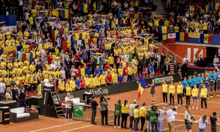 TENIS:FRANTA-ROMANIA, CAROLINE GARCIA-SIMONA HALEP, FED CUP (21.04.2019)