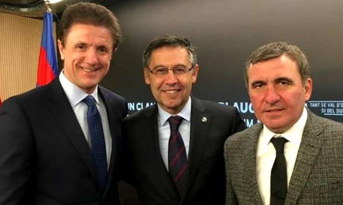 Gica Hagi, Gica Popescu, Jose Maria Bartomeu