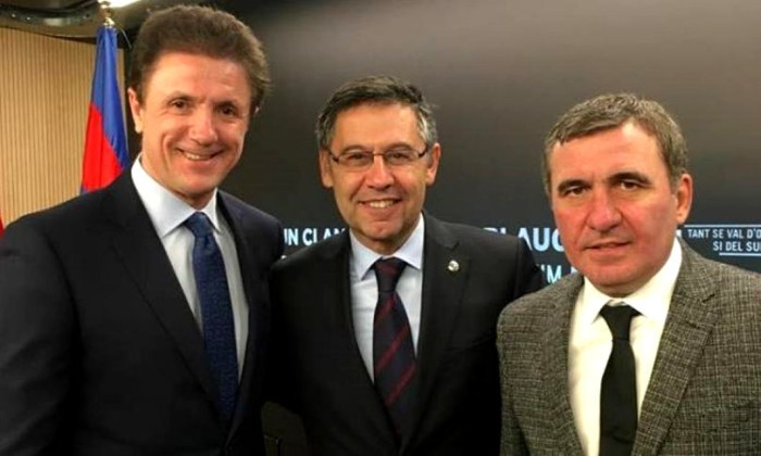 Gica Hagi, Gica Popescu, Jose Maria Bartomeu