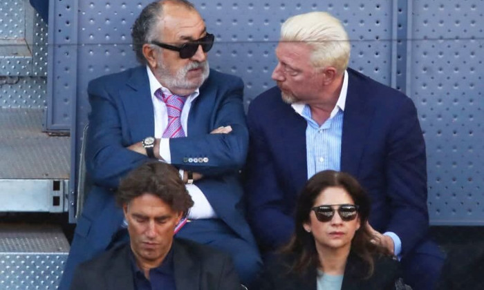 boris becker, ion tiriac