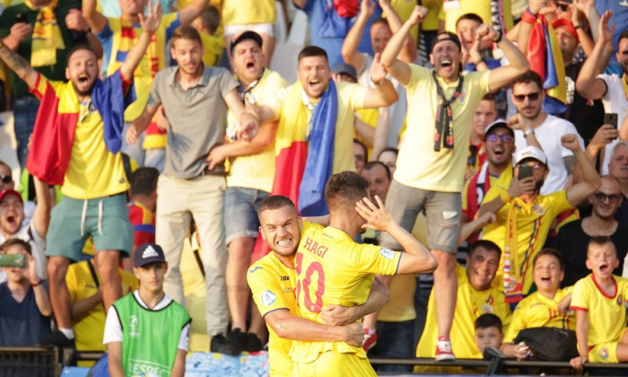 puscas ianis hagi suporteri romania