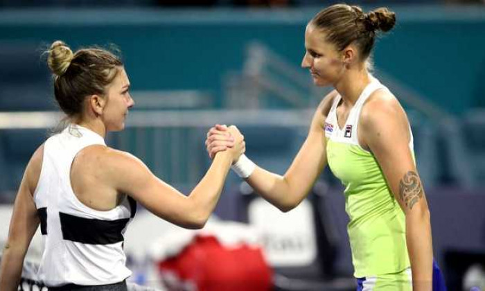 Simona Halep si Karolina Pliskova