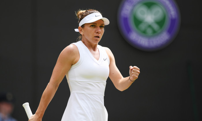 Simona Halep și-a adjudecat primul set cu Cori Gauff. Foto: Getty Images