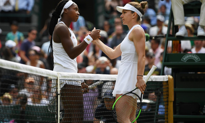 Simona Halep s-a calificat în sferturi la Wimbledon, după ce a eliminat-o pe Cori Gauff